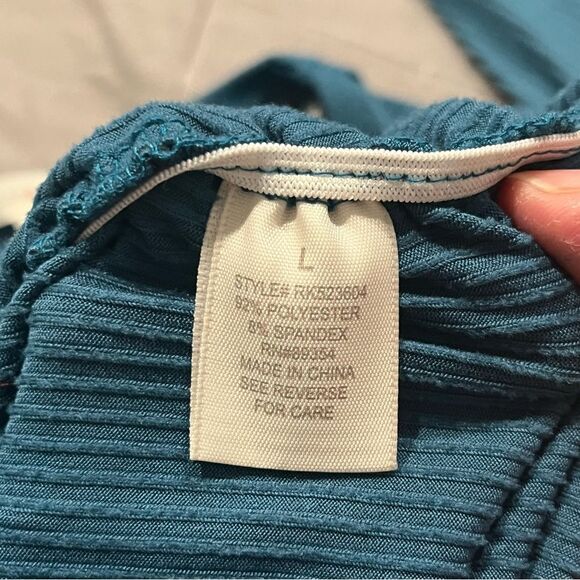 NWT Ultra Flirt Ink Blue Ruched Cutout Bodycon Dress Size Large - Picture 7 of 7